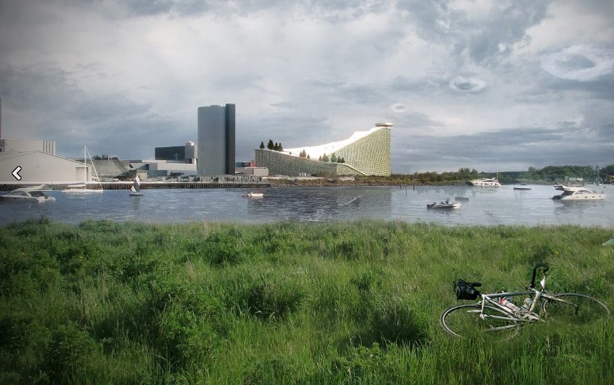 rooftop ski slope on danish power plant denmark 5
