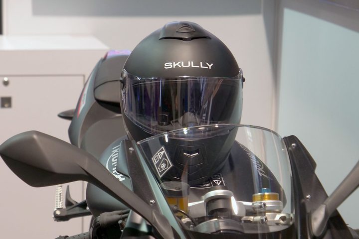 skully motorcycle helmet front