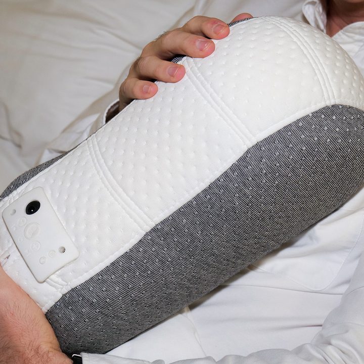 somnox sleep robot pillow caress close