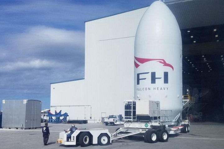 spacex falcon heavy fairing