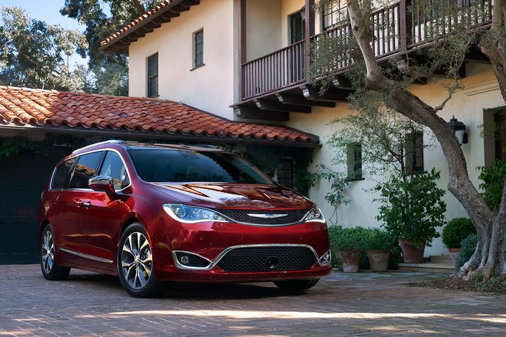 2018 Chrysler Pacifica red