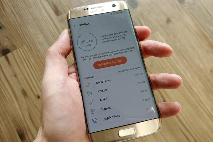 Clear storage on Android - Galaxy S7 Edge