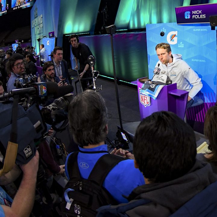 Nick Foles Eagles Patriots Super Bowl AI Betting