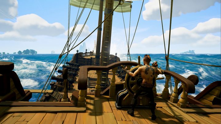 Sea Of Thieves Hands-on Preview | Helmsman turning the ship