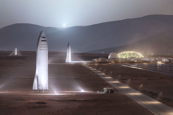 SpaceX Mars Layout