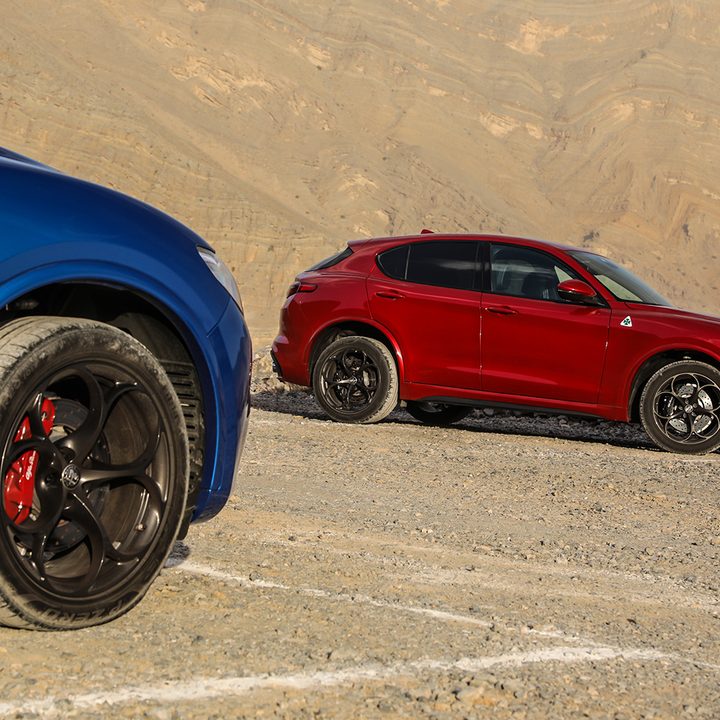 Alfa Romeo Stelvio Quadrifoglio red