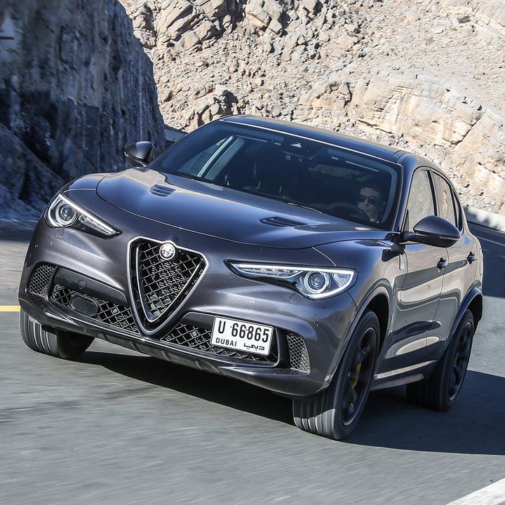 Alfa Romeo Stelvio Quadrifoglio silver