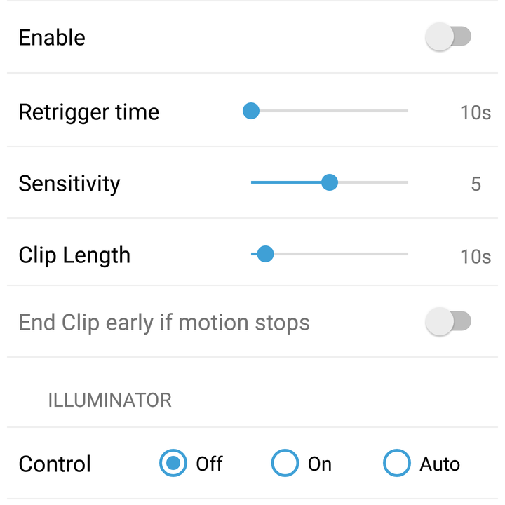 Blink XT camera system review screens settings