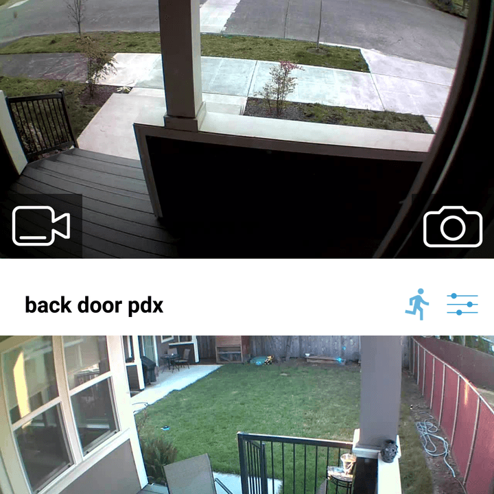 Blink XT camera system review screens view