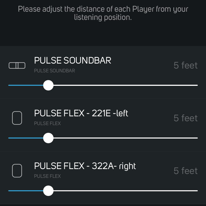 bluesound vs sonos app player distance