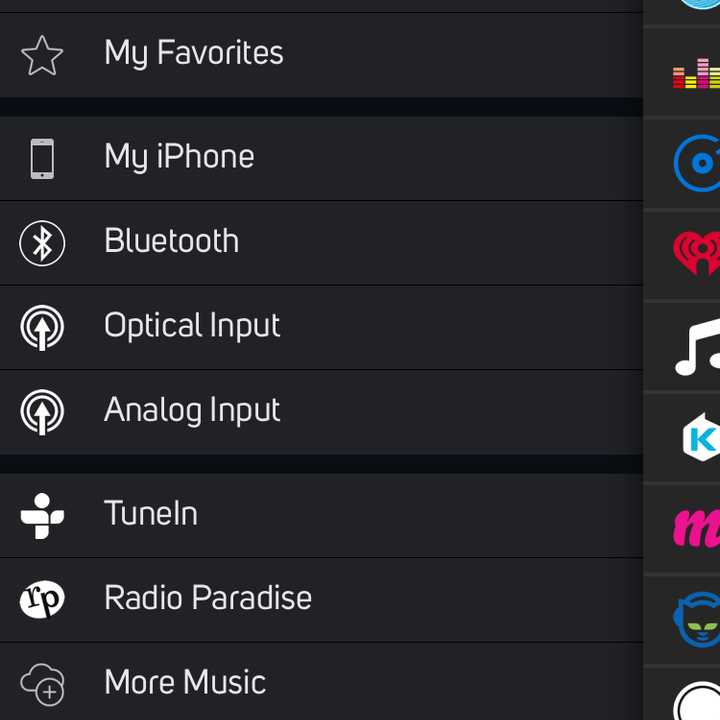 bluesound vs sonos app playlists