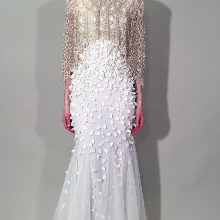 Badgley Mischka app white dress