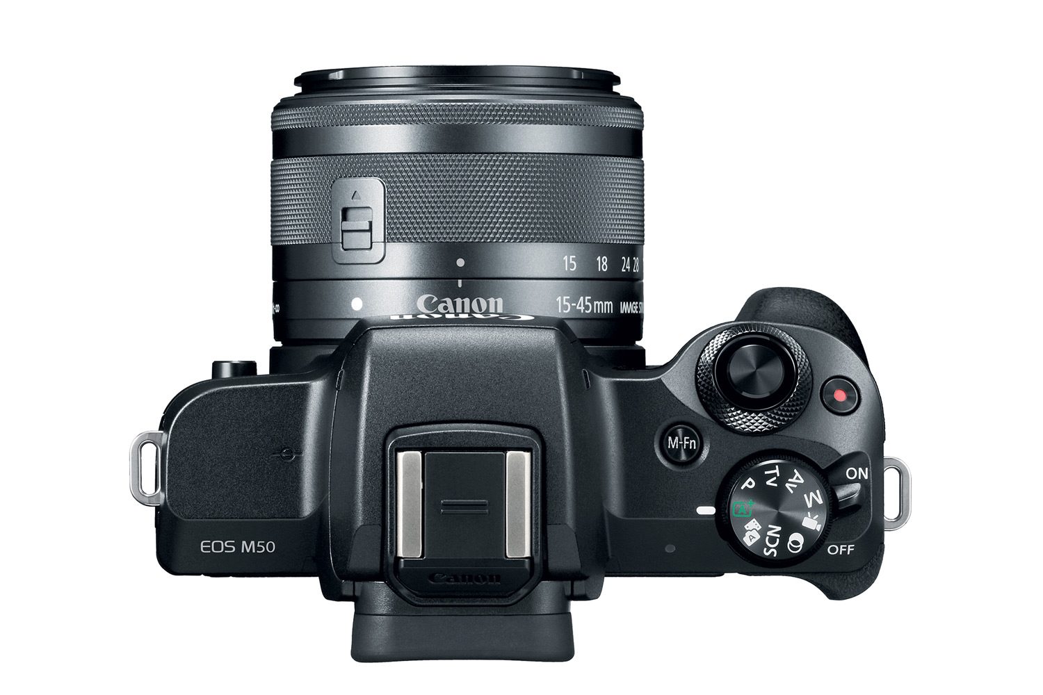 Canon EOS M50 top