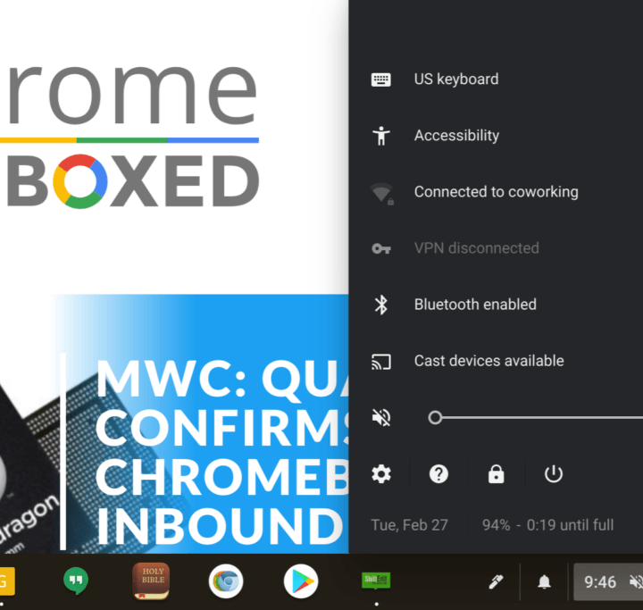 chromeos dark mode