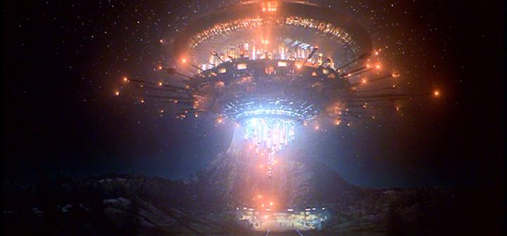 A UFO in "Close Encounters of the Third Kind."