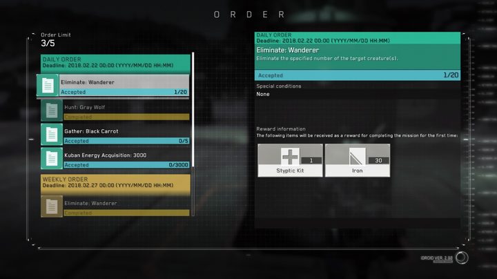 metal gear survive beginners guide accept daily orders