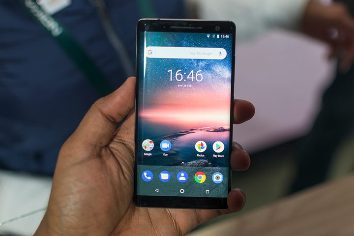 Nokia 8 Sirocco at MWC 2018