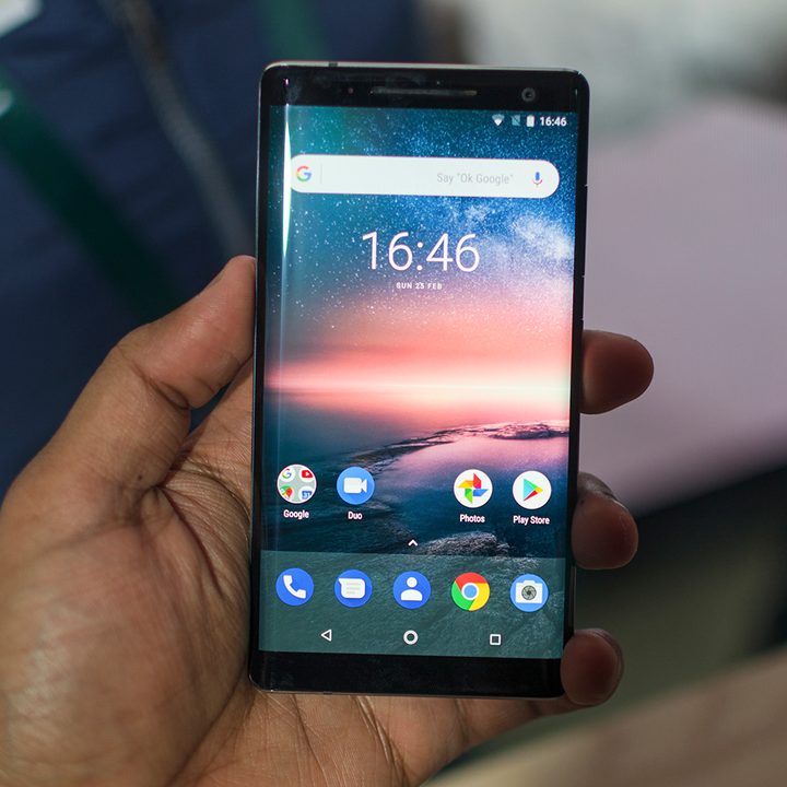 Nokia 8 Sirocco at MWC 2018
