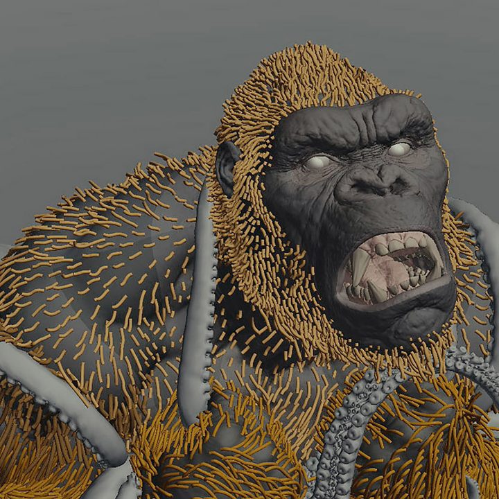 oscar effects kong skull island octopus hair