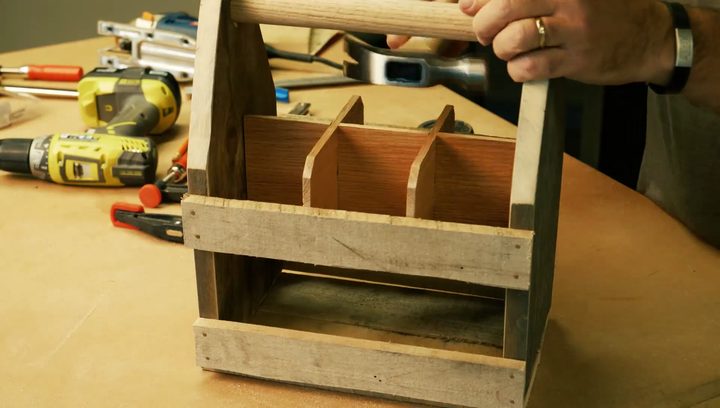 weekend workshop beer caddy