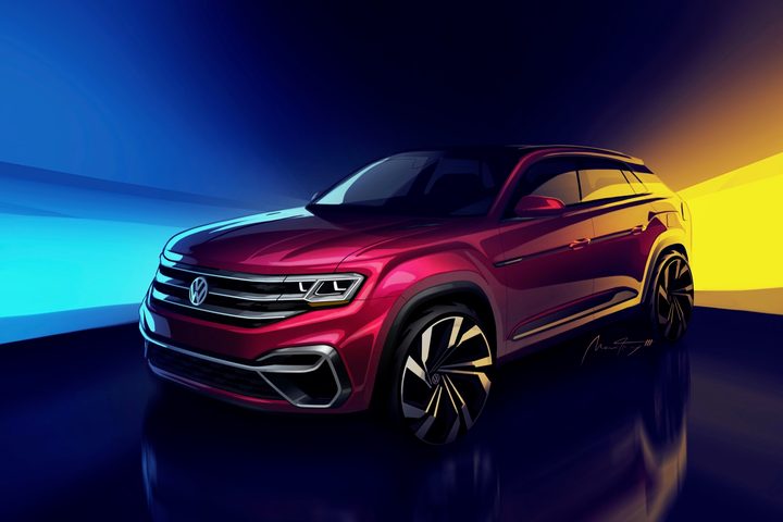 Volkswagen Atlas five-seat teaser