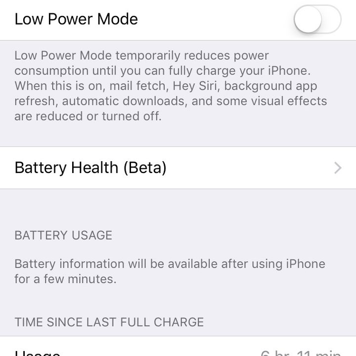 apple ios 11 3 battery health