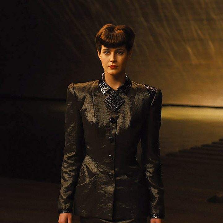 Rachel looks on in Blade Runner 2049.