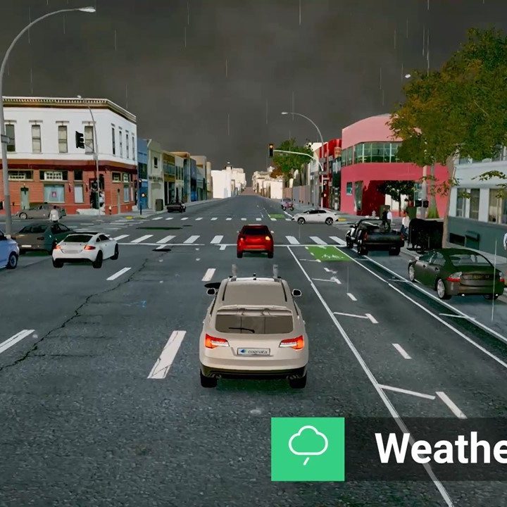 how nvidia is helping autonomous cars simulate their way to safety cognata weather control