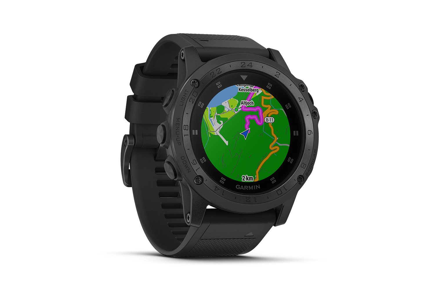 garmin tactix charlie angle map