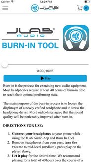 Jlab Audio Burn in