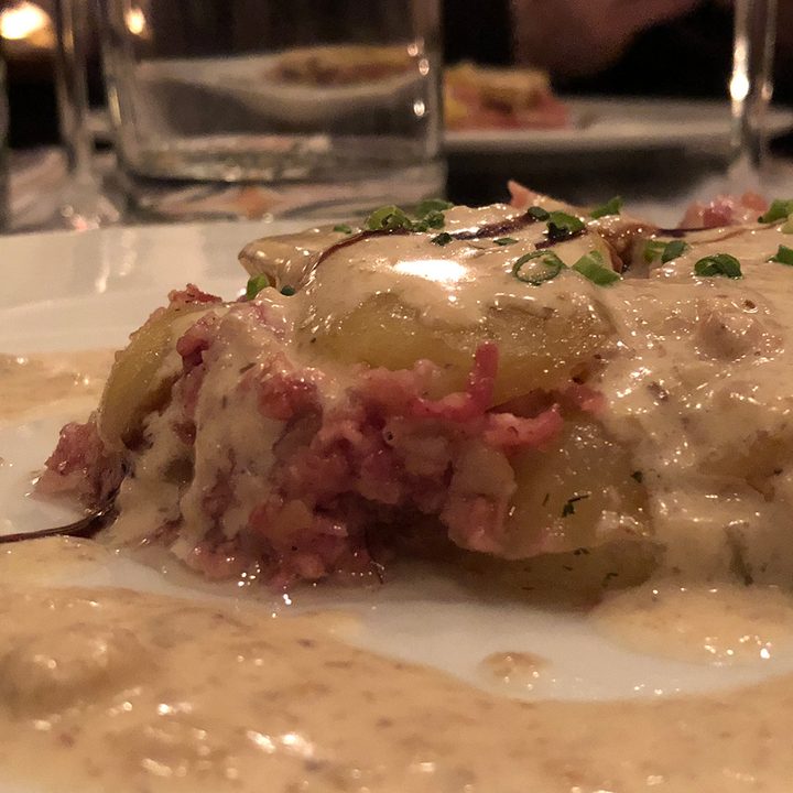 low light camera comparison food iPhone X