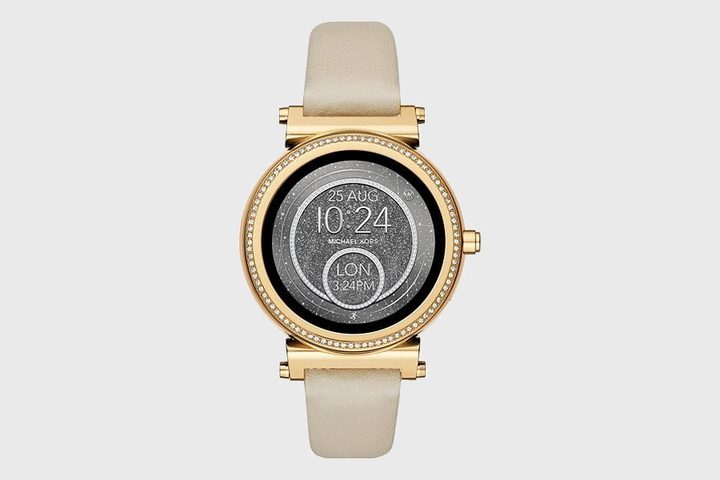 Michael Kors Sofie Leather Watch Strap