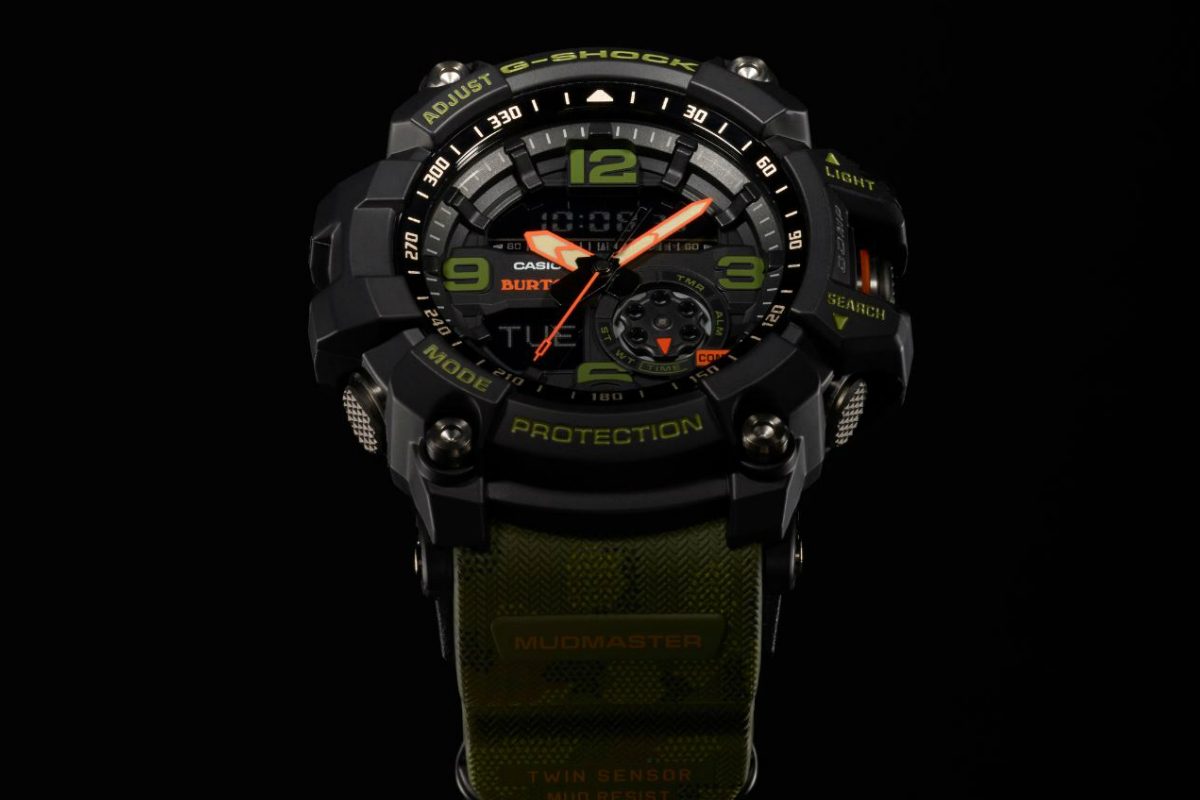 burton casio g shock mudmaster watch mudmaster1
