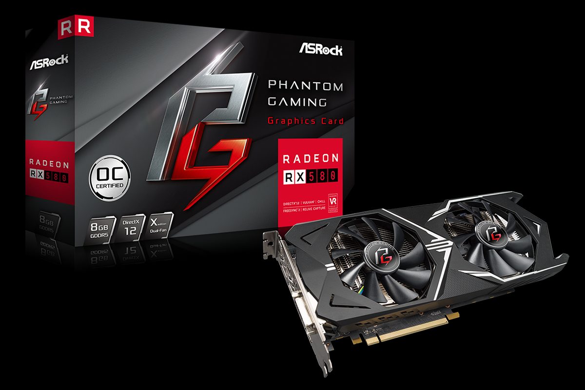 ASRock's four add-in graphics cards are based on AMD's Radeon RX