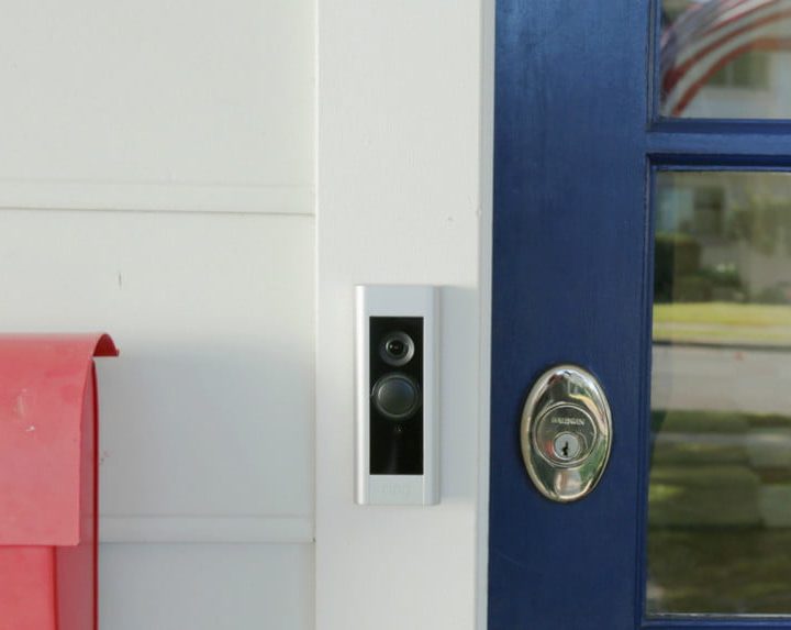 Ring video doorbell pro 2 installed.