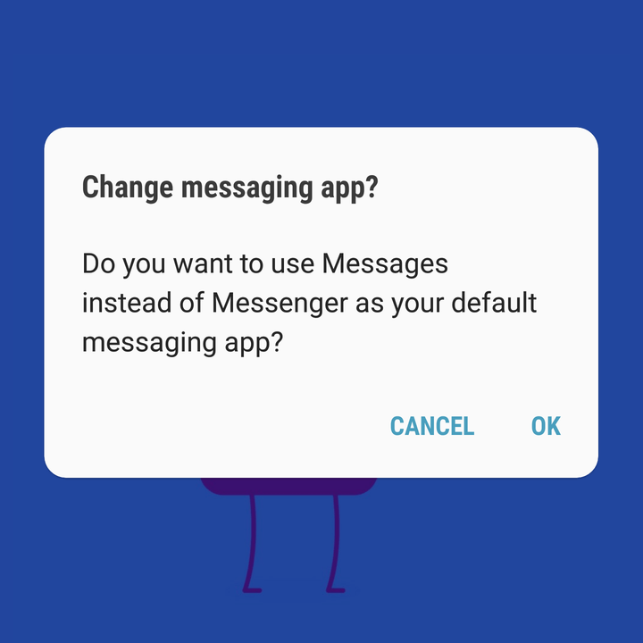 how to make the galaxy s9 and plus look like stock android messenger 3