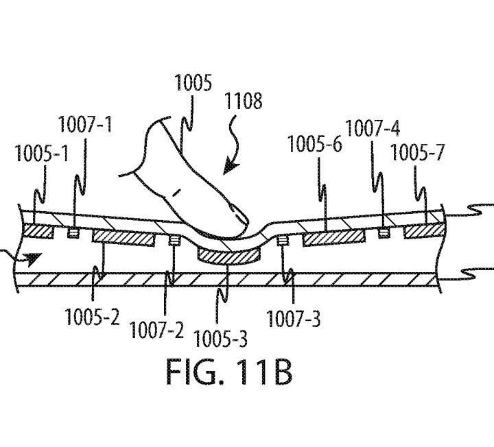 Apple Touchscreen keyboard patent