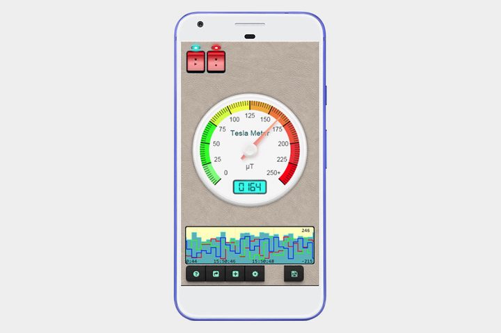 Tesla Magnetic Field App