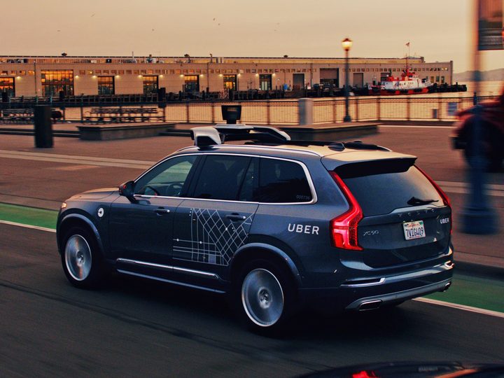 uber autonomous crash volvo