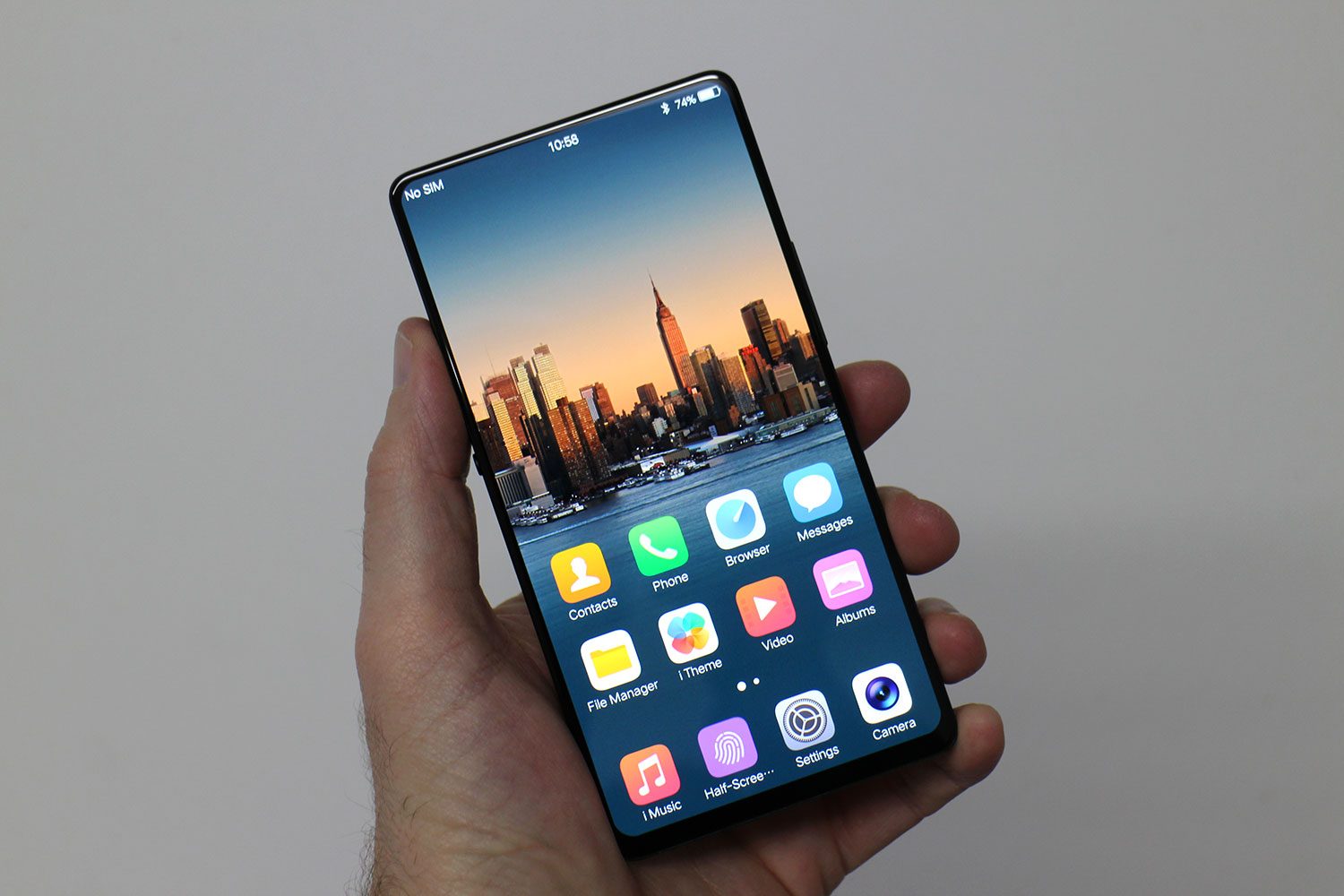 Vivo Apex in the hands of a person.,