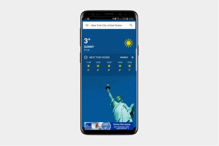 weather channel best made for galaxy apps