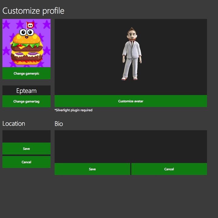 xbox one gamertag customize profile