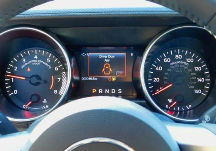 2018 Ford Mustang EcoBoost Ground Speed indicator