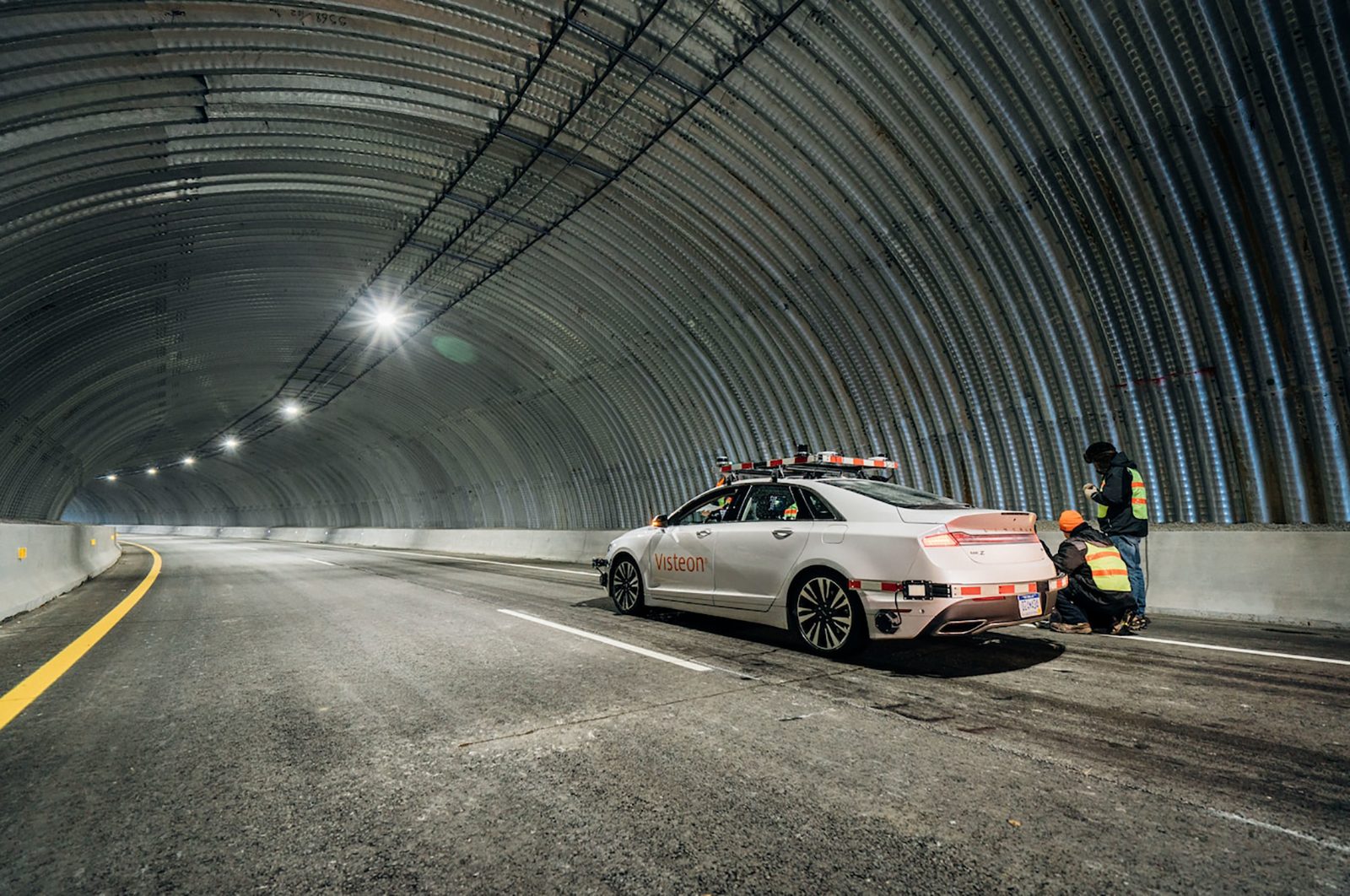 worlds first highway test facility for autonomous vehicle opens in michigan american center mobility  3