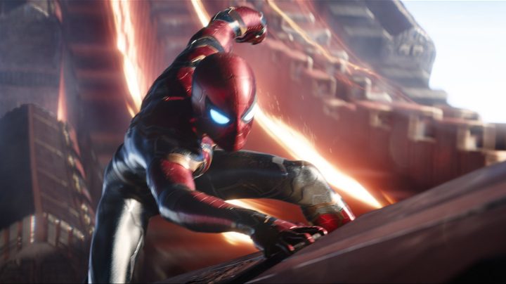 Spider-Man in "Avengers: Infinity War."