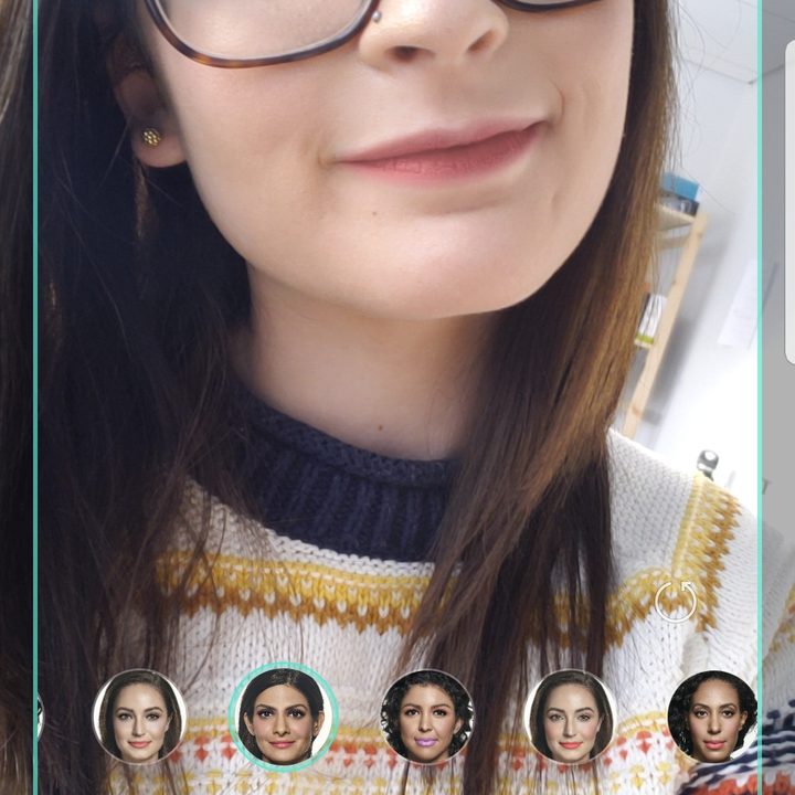 how to try on and purchase products using the galaxy s9 makeup feature bixby filter 4