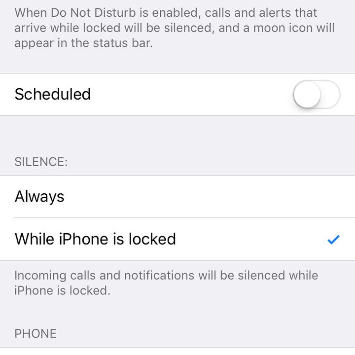 Do Not Disturb driving