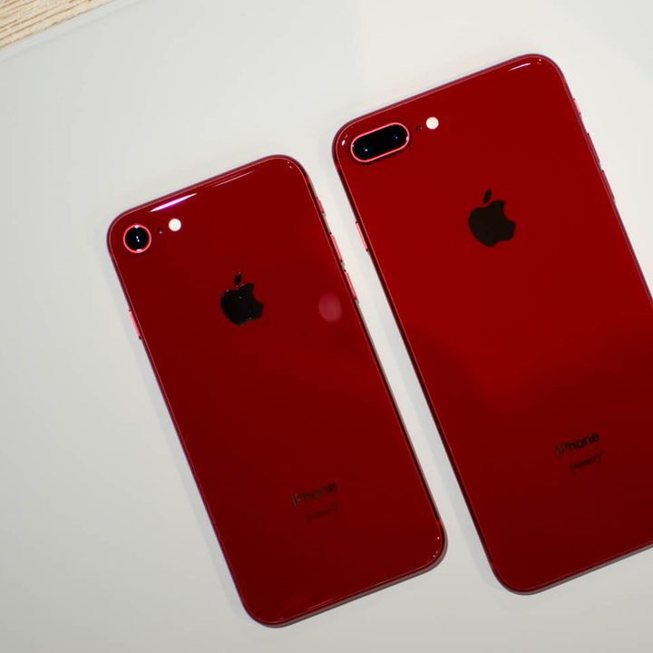 iPhone 8 and 8 Plus Product (RED)