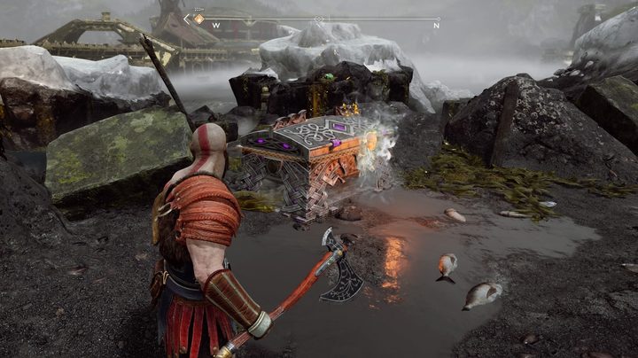 god of war muspelheim niflheim cipher pieces cliffs of the raven