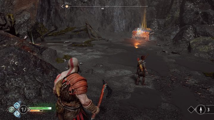 god of war muspelheim niflheim cipher pieces forgotten caverns